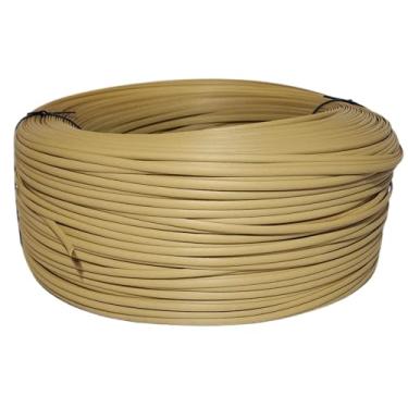 Imagem de Fibra Junco Sintético Meia Cana 6mm rolo de 600 metros com proteção UV (Palha)