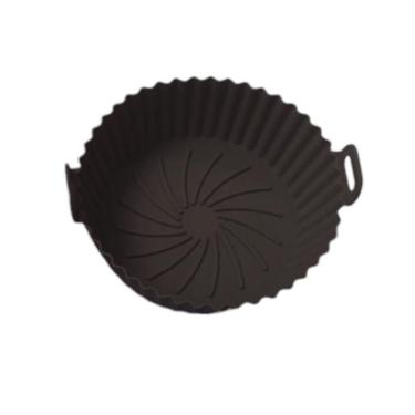 Imagem de Tapete E Bandeja De Silicone Para Fritadeira A Ar - Preto