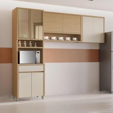 Imagem de Cozinha Compacta 8 Portas 1 Gaveta Melissa Carvalho/Greige Nesher