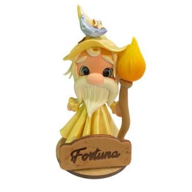 Imagem de Mago Merlin - Fortuna - Estátua Artesanal em Biscuit com Luz LED - no-