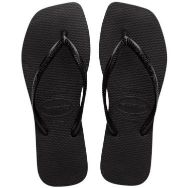 Imagem de Chinelo Havaianas Slim Square Bico Quadrado Original Várias Cores, 33/