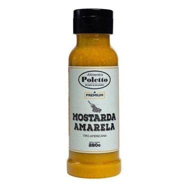 Imagem de Molho Mostarda Amarela Artesanal Goumert Poletto - Poletto Alimentos 