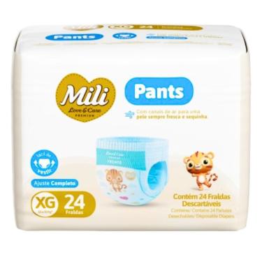 Imagem de Fralda Descartavel Infantil Love & Care Premium Pants Tam XG Cintura Elastica 360 24 Unidades Mili