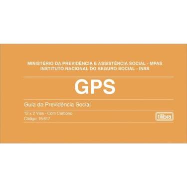 Imagem de Impresso Previdencia Social Carne GPS 12X2 Vias 185X110MM - Tilibra