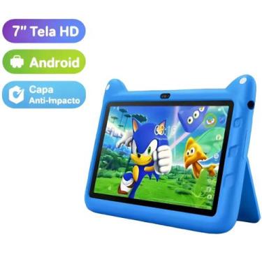 Imagem de Tablet Infantil 7 Polegadas Android 13 64GB Com Controle Parental - GB