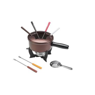 Imagem de Conjunto para Fondue 10 peças Chocolate