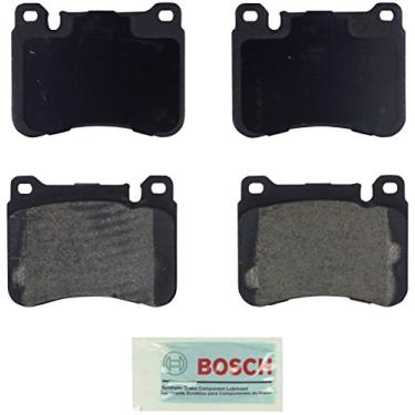 Imagem de BOSCH BE1121 Conjunto de pastilhas de freio a disco de cerâmica azul - compatível com Mercedes-Benz C230, C240, C280, C320, CLK350, SLK350; FRENTE