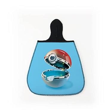 Imagem de Lixeira para carro modelo Anime Poke elementos Geek (Verde Grama)