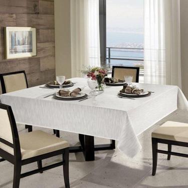 Imagem de Toalha De Mesa Quadrada Dohler Clean Passion Liso 2,00X2,00M Cor 9625 Marfim