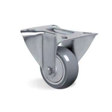 Imagem de Rodizio Fixo 4" X 1.1/4" PVC Furo Passante FL412BP - SCHIOPPA