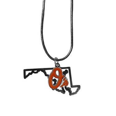 Imagem de Siskiyou Sports Colar feminino MLB com pingente em forma de estado
