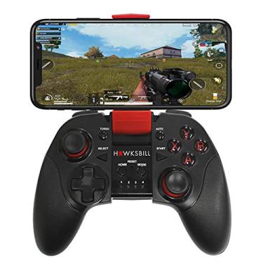 Imagem de Hawksbill Controle de gamepad sem fio para iOS iPhone e Android – Bluetooth com botões L3 + R3, longa vida útil da bateria, D-Pad melhorado de 8 vias, design elegante, jogos compatíveis com MFI