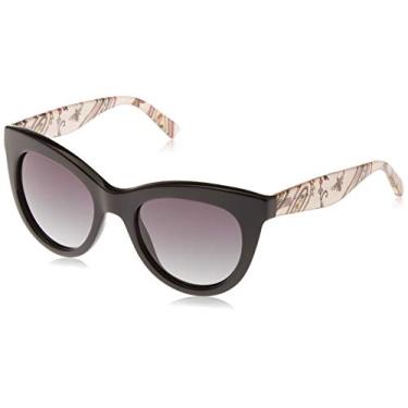 Imagem de Tommy Hilfiger — Óculos de sol femininos com armação de plástico cinza escuro, TH1480OS08079O512