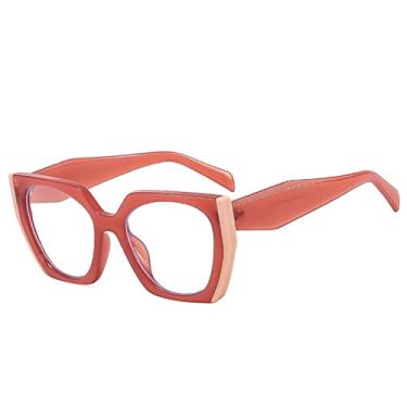 Imagem de Tendência Óculos de Sol Quadrado Branco Preto Feminino Luxo Vintage Grande Armação Óculos de Sol Feminino Sombras UV400 Óculos de Sol, 11, Tamanho Único