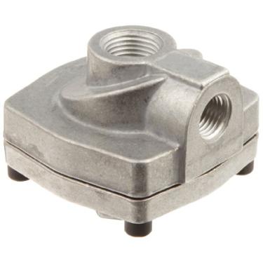 Imagem de Parker Escapamento rápido 0R25NB, porta de entrada NPT de 0,64 cm, porta de cilindro NPT de 0,64 cm, porta de exaustão NPT de 3/8", 150 SCFM, diafragma de uretano padrão, 3-150 psi, 0-180 graus F