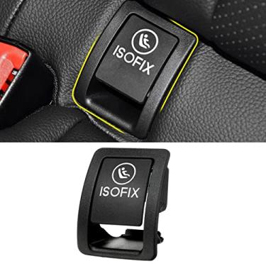 Imagem de Jaronx Compatível com Mercedes Benz Isofix Cover C Class W205 2015-2020, W205 Capa de âncora de trava de assento infantil Classe C traseira para C300 C350 C200 C180 C400 C450 A2059200513