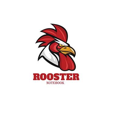 Imagem de Rooster notebook: Rooster on white cover and Dot Graph Line Sketch pages, Extra large (8.5 x 11) inches, 110 pages, White paper, Sketch, Draw and Paint: 4
