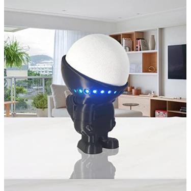 Imagem de Marx Greg 3D Suporte Para Alexa Echo Dot 4 e 5 geração De Mesa Robô Astronauta (cor: Preto)