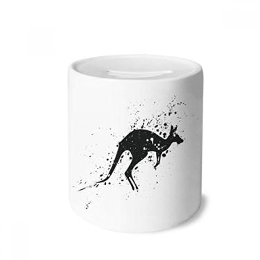 Imagem de DIYthinker Caixa de moedas de cerâmica com ilustração de coala da Austrália, coala, presente de coala, porta-moedas