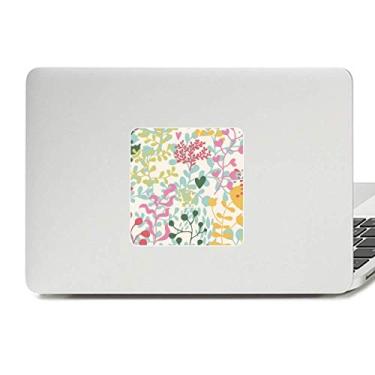 Imagem de Adesivo de vinil para laptop com estampa de plantas de folhas multicoloridas, decoração de policarbonato