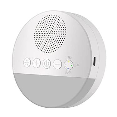 Imagem de Staright White Noise Sleep Machine Built-in 6 Som suave Luz de respiração suave 15/30/60 Sincronização inteligente para pessoas de todas as idades
