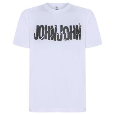 Imagem de Camiseta John John Broken Masculina Branco-Masculino
