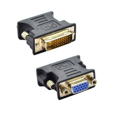 Imagem de Adaptador Conversor DVI-D 24+1 para VGA (DVI-D M X VGA F)