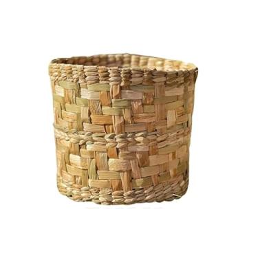 Imagem de Cachepot De Palha Natural Cesto Decoração Multiuso Vaso G
