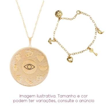 Imagem de Conjunto Boas Vibrações - Sunshine Cristais, Dourado