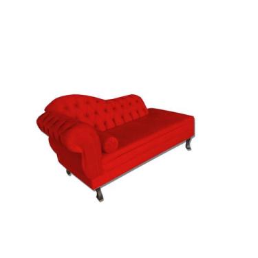 Imagem de Recamier Divã Namoradeira Sofá Psicologia Consultório Lado Esquerdo Su