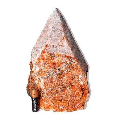 Imagem de Calcita Laranja Pedra Pé e Bico Serrado 5Kg 22cm Tipo B - CristaisdeCu