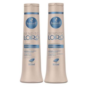 Imagem de Shampoo e Condicionador Haskell Bendito Loiro 500ml Antidano