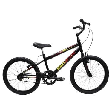 Imagem de Bicicleta Aro 20 Infantil Saidx Premium Bike Freios V Brake Aro em Alumínio (Preto/Vermelho/Amarelo)