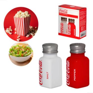 Imagem de Saleiro/pimenteiro Coca 80 ml 2 peças.
