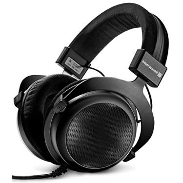 Imagem de beyerdynamic DT 880 Premium semi-aberto sobre o ouvido estéreo HiFi (250 Ohm Premium, preto (edição limitada))