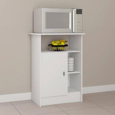 Imagem de Balcão Multiuso Gramado 1 Porta Branco Atualle