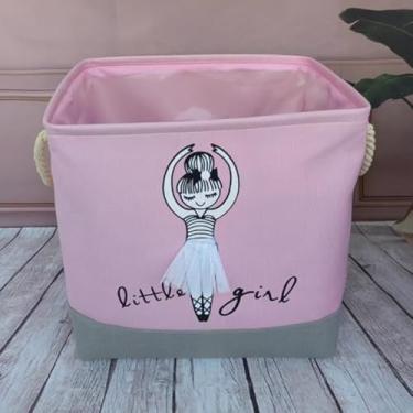 Imagem de Cesto Organizador De Brinquedo Ou Roupa Suja Dobrável