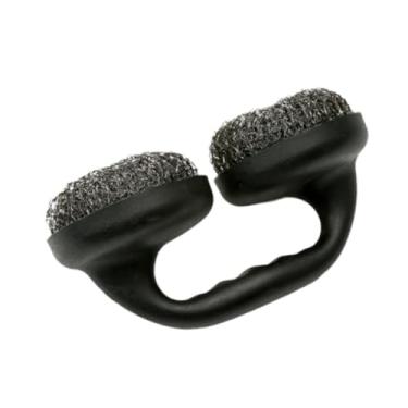 Imagem de Fenteer Escova para churrasco, limpador de grelha, fácil manuseio, resistente ao calor, aço inoxidável, resistente, confortável, escova para churrasco