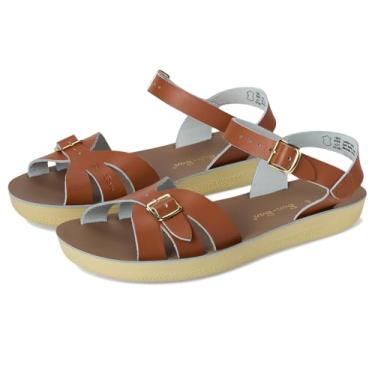 Imagem de Salt Water Sandals by Hoy Shoes calçadão feminino (criança grande/adulto), Bronzeado, 7 Big Kid