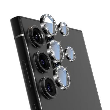 Imagem de VIPSENT Protetor de lente para câmera Samsung Galaxy S24 Ultra, protetor de lente individual, capa protetora de tela de vidro temperado Ultra HD 9H, antiarranhões, proteção contra quedas de grau
