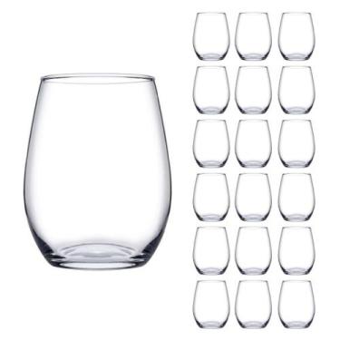 Imagem de Copo Vidro Redondo Transparente Duravel 440ml Amber - 18 Un - Pasabahç