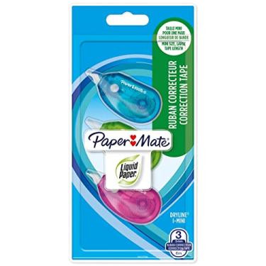 Imagem de Paper Mate Dry Line I-Mini fita corretiva - cores sortidas (pacote com 3)