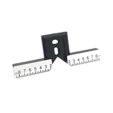 Imagem de Generic Acessório cortador de azulejos manual, régua, ferramenta de metal portátil, substitui peças de reposição para jardim, pátio externo, oficina, reforma, Régua de ângulo Reto