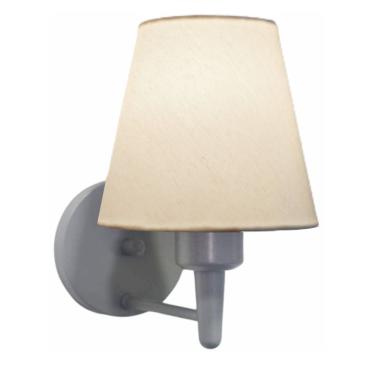 Imagem de Arandela Parede Vivare Md-2004 Cinza Cúpula Em Tecido - Bivolt Cinza-branco 127-220v