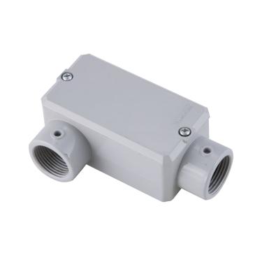 Imagem de Condulete Fixo 3/4 Tipo LR Tramontina com Tampa com Rosca e com Pintura Eletrostática a Pó