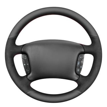 Imagem de MEWANT Capa de volante costurada à mão para Chevrolet Impala 2006-2013 / Monte Carlo 2006-2007 Acessórios de volante para Chevrolet Impala