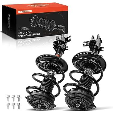 Imagem de A-Premium Par dianteiro (2) conjunto completo de suporte e mola helicoidal compatível com Nissan Altima 2013 2014 2015 2016 2017 2018, lado do motorista e do passageiro