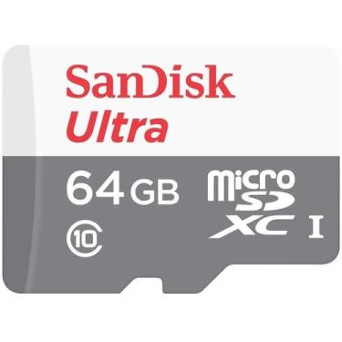 Imagem de Cartão de Memória Micro SDXC Ultra Sandisk 64GB 100MB/s 2X1