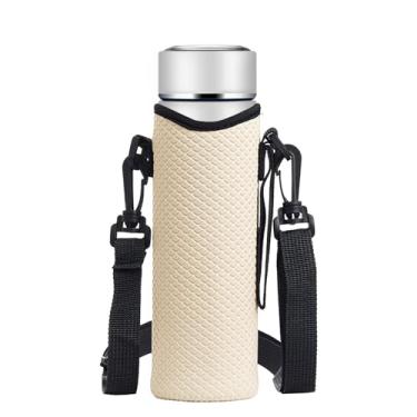 Imagem de Suporte para garrafa de água – de alça de ombro ajustável, suporte de garrafa de água isolada, para viagens, esportes, ciclismo, acampamento, caminhada, , caça, escalada, caminhada