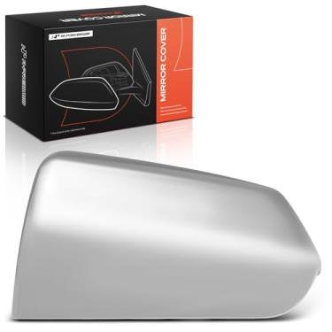 Imagem de A-Premium Tampa do espelho retrovisor do lado do motorista - compatível com Chevrolet Tahoe Suburban e GMC Yukon XL e Cadillac Escalade, 2021 2022 2023 2024 - cromada, sem furo de seta